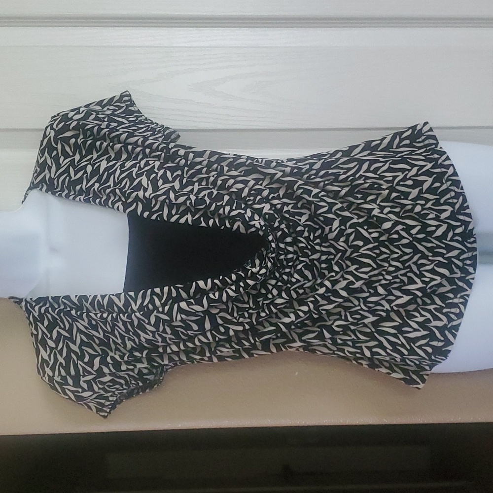 Blouse with cowl neck